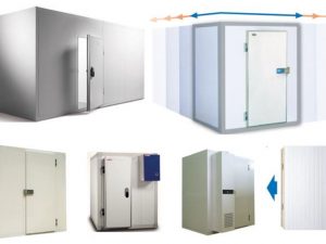 Câmaras frigoríficas, pequenas ou grandes, com ou sem chão, em painel modular ou industrial, com diversas espessuras, 60,80,100 ou 120