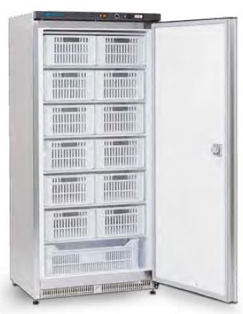 Armario frigorífico 600 Lts de Conservação temperaturas positivas ou negativas GN 2-1, com opção kit de Cestas PVC