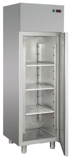 Armário frigorífico de 400 Lts de temperaturas positivas ou temperaturas negativas, opções para divisão de 1 Porta em 2 Meias Portas