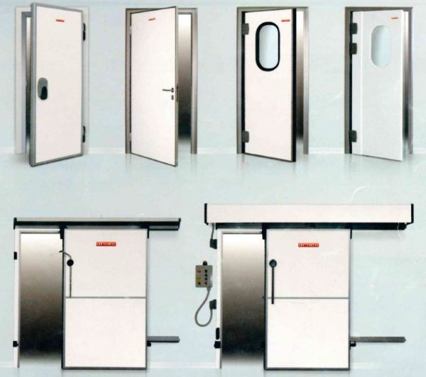 Portas Isotérmicas para camaras frigoríficas, Pivotantes, de serviço, Vai-Vem, Deslizante simples ou Automáticas