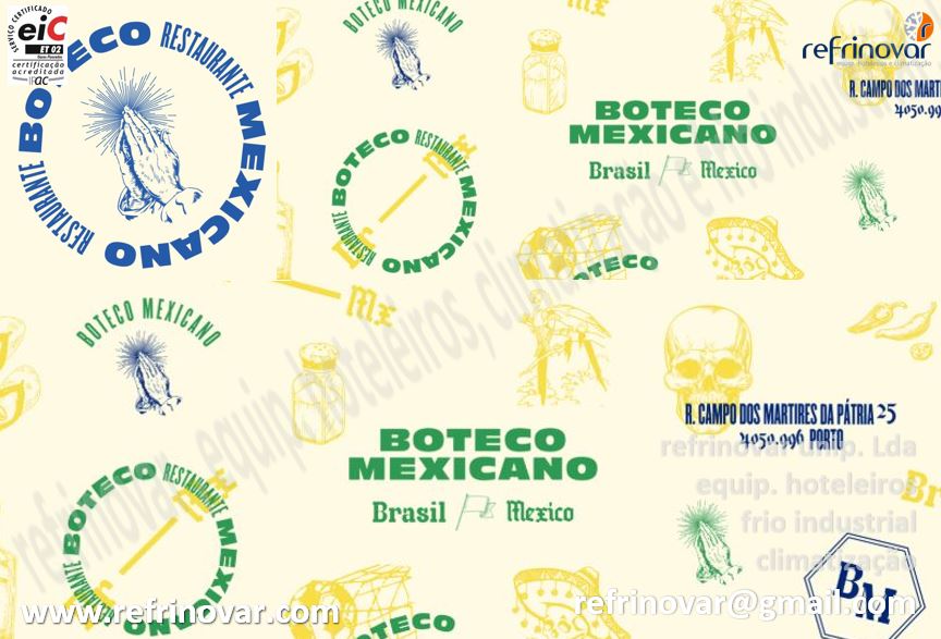 Logótipo do restaurante do Boteco Mexicano - Imagem da autoria do Boteco Mexicano.